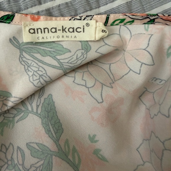 Anna-Kaci smocked waist bohemian dress sz S - Picture 4 of 4